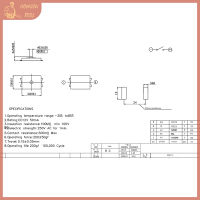 ? TOOL 50pcs 2x3x0.6 U สัมผัสปุ่มกดสวิทช์ TACT 4 PIN Micro Switch SMD MINI Thin Film Key Light TOUCH SWITCH