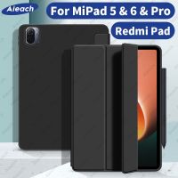 Funda For Xiaomi Pad 5 6 Pro Case 11" Ultra Thin Tri-fold Stand Cover For Redmi Pad Case 2022 10.61" With Auto Wake up/ Sleep Cases Covers
