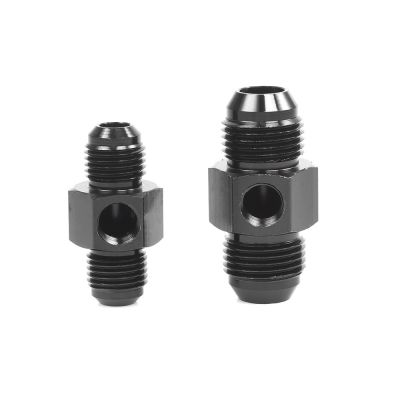【JH】 Automotive oil-cooled oil pipe outer wire connection adapter aluminum alloy joint variable diameter AN4-AN12