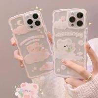 BOUND （in stock）เคสโทรศัพท์มือถือ Tpu นิ่ม แบบใส ลายการ์ตูนน่ารัก สําหรับ iPhone 13 13pro 13prm 11 7Plus 8Plus Xr XS 13 12 Pro Max