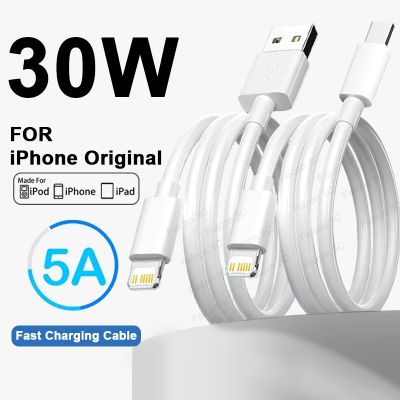 Chaunceybi Original 30W for USB Lightning Cable iPhone 14 13 12 X XS XR 7 8 Type C Charger Fast Charging
