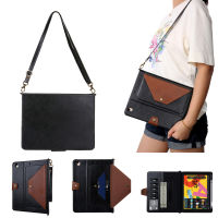 Ipad 10.2 2020 Color Matching Fashion Strap Pen Slot Plane Housing Flip Carrying Strap Wrist Splint Ipad 7 Protective Case