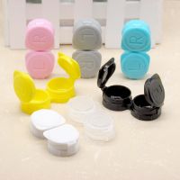 1pcs Glasses Cosmetic Contact Lens Box Portable Lens Case Double box Eye Care Box Cosmetic Travel Portable Holder Eyewear Bag