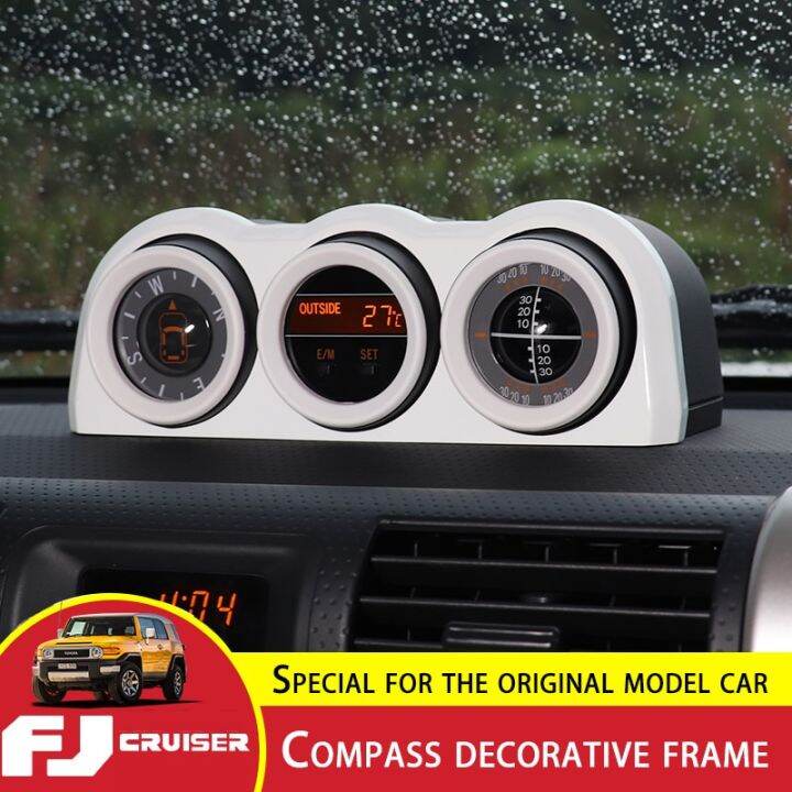 For Toyota FJ Cruiser Compass Decorative Frame Triptych Combination