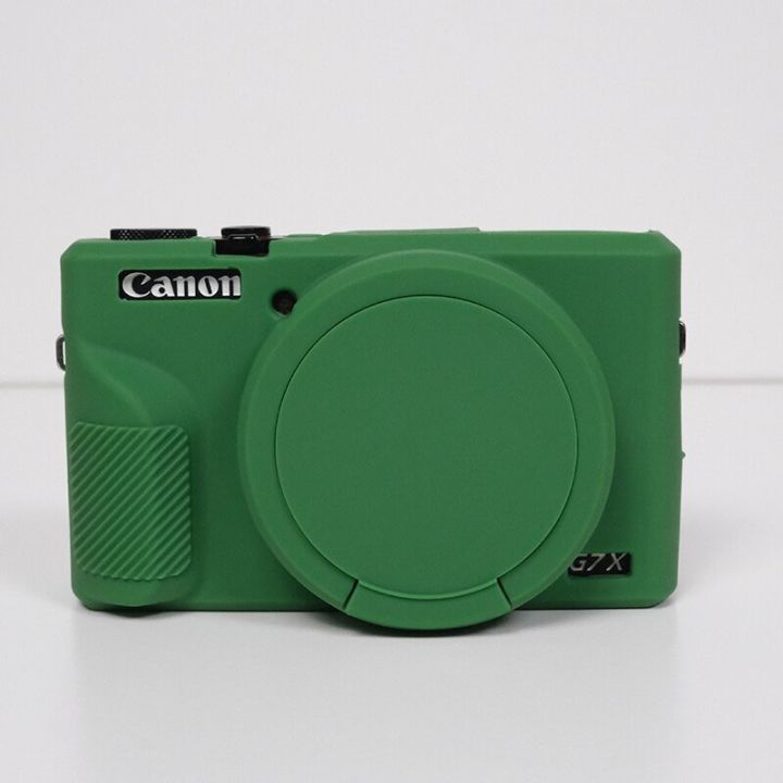 g7x3เกราะซิลิโคนผิวหนังเคสกระเป๋ากล้องปกป้องตัวเครื่องสำหรับ-canon-powershot-g7x-mark-iii-g7xiii-กล้องดิจิตอล-g7xm3