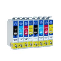 8PK ที่รองรับตลับหมึก200XL T200 T2001XL T2000สำหรับ Epson WF2510 WF2520 WF2530 XP200 XP300 XP400 XP310 T200xl XP410