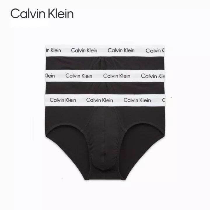 Calvin Klein กางเกงในผู้ชาย กางเกงในชาย สีดำ ไซซ์ M รุ่น U2661 CK Men