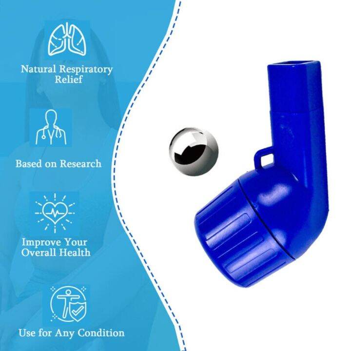 521YIANEE Mucus Clearance Handheld Respiratory Breathing Trainers Lung