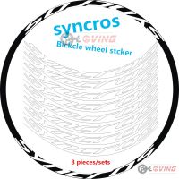 จักรยานเสือภูเขาจักรยาน Syncros ชุดล้อสติกเกอร์คุณภาพสูงจักรยานภาพสติ๊กเกอร์กันน้ำจักรยาน26-27.5-29 "ชุดสติกเกอร์ตกแต่งล้อ