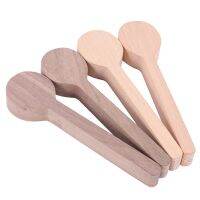 Wood Carving Spoon Blank Beech and Walnut Wood Unfinished Wooden Craft Whittling Kit for Whittler Starter (8Pcs)