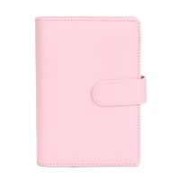 A6 PU Leather Notebook Magnetic Personal Planning Binder with 12 Binder Pockets Binder Zipper Folder for Bill Planning