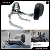 Motorcycle Multi-Purpose Driver Passenger Backrest Rider Sissy Bar With Folding Luggage Rack For BMW R18 Classic R 18 100 Years