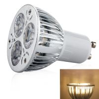 1pc 9W Led spotlight GU10 High Power Led Bulb Aluminum Alloy 3x3w LED Lamp Spotlight Bulb Warm White 85-265V
