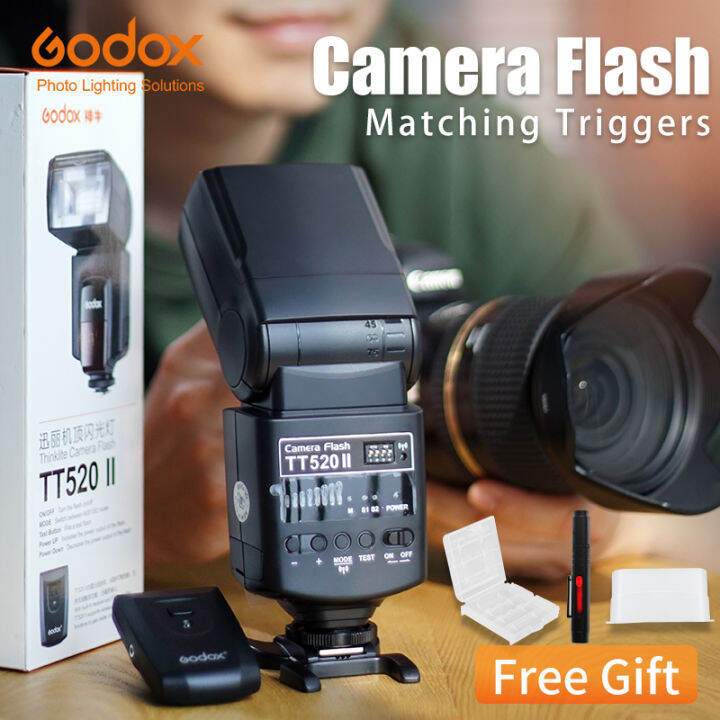 Godox Thinklite Camera Flash TT520II with Buildin 433MHz Wireless