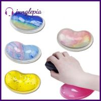 สายรัดข้อมือ JUNGLEPIA ซิลิโคนรูปหัวใจแผ่นรองข้อมือแผ่นรองเม้าส์กันลื่น Bantal Alas แฟชั่น