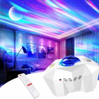 Star Galaxy Projector Lamp Children Projection LED Night Light For Baby Room Decor Rotating Atmosphere Wall Lamp Desk Light Night Lights