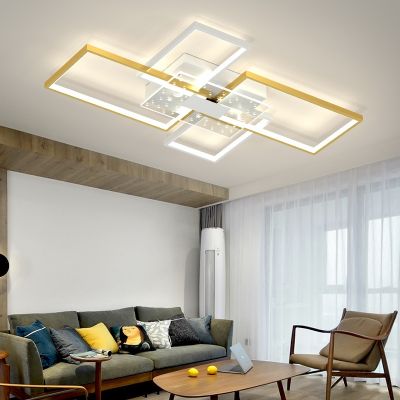 [COD] room simple modern ceiling square hall atmosphere home creative light luxury led bedroom