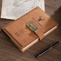 A5 Dairy Notepad With Lock Personal Password Notebook Leather Soft Cover Squred Books For Records Office Stationery Accessories