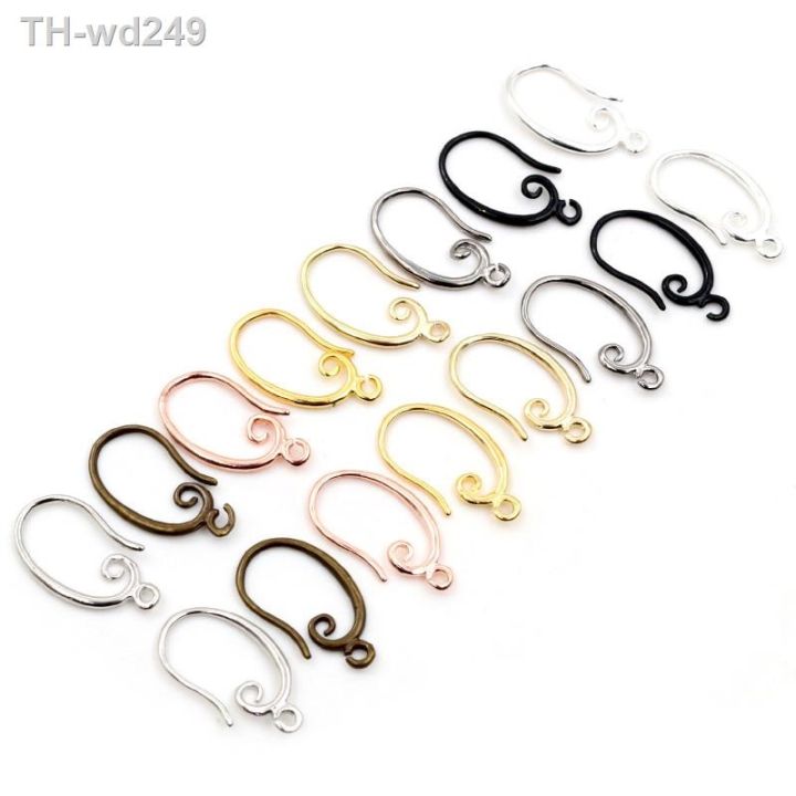 10pcs-19x11mm-high-quality-classic-8-colors-plated-brass-french-earring-hooks-wire-settings-base-settings-whole-sale