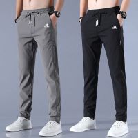 Ready Stock Black Track Pants Men Casual Pants Men Slim Fit Pants Men Tracksuit Long Pants Men