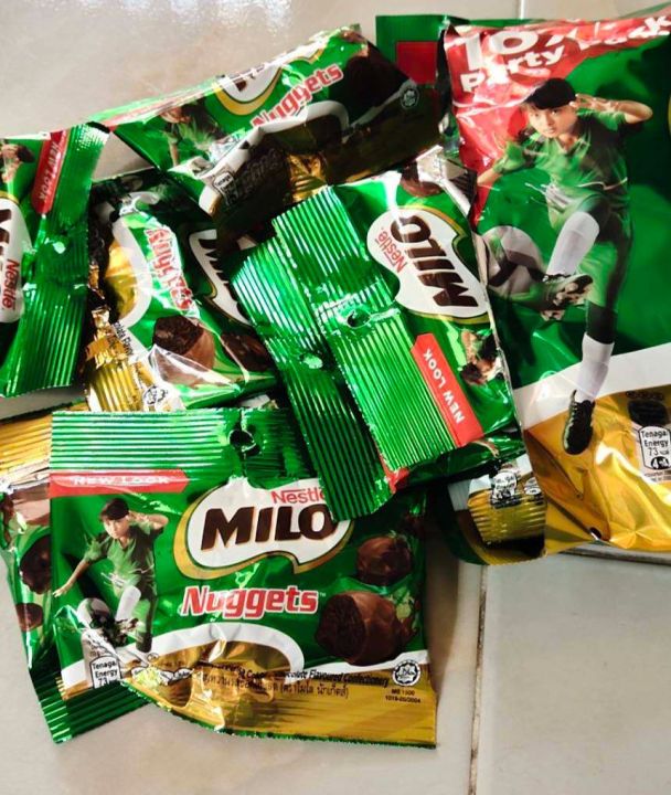 milo-nuggets-ไมโล-ช็อกโกแลตนักเก็ต-10ซอง