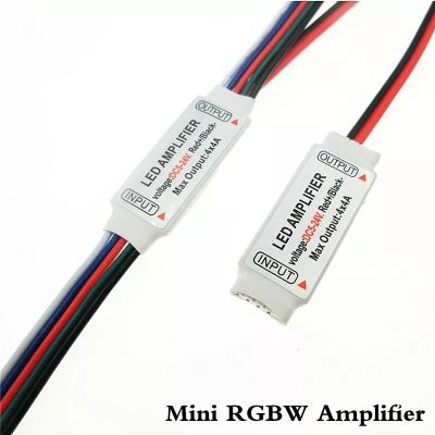 ☜ RGBW LED Amplifer DC5-24V 4Ax4 Channel LED Amplifier With DC Female Plug for RGBW LED Strip Power Repeater Console Controller