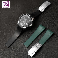 Rubber Silicone Watchband 20mm 21mm For submariner daytona DEEPSEA Oysterflex rolex-Strap Watches Band GMT celet watch2023