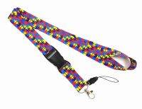 Autism Cellphone lanyard Straps Clothing Keys Chain ID cards Holder Detachable Buckle Lanyards H005