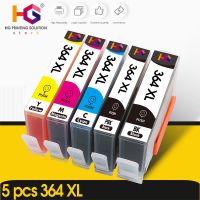 5pcs for HP 364 XL HP364 ink cartridge 364XL Compatible for hp 5520 5522 5524 6515 3070A 3520 3522 4620 printer