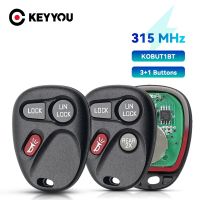 KEYYOU กุญแจรถยนต์รีโมท315Mhz KOBUT1BT สำหรับ Chevy Astro Blazer S10 Silverado ซูเบอร์เบินทาโฮจิมมี่ GMC Safari Sierra Saroma Saroma Yukon