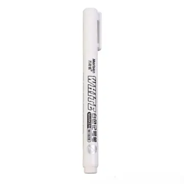 White Permanent Marker Pens Waterproof Metal Marker 0.7/1.0/2.5mm Paint  Markers For Plastic Leather Glass Stone Metal Supplie - AliExpress