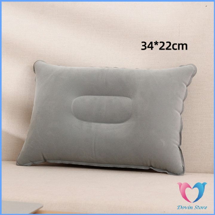 หมอนเป่าลม-หมอนพกพา-หมอนหนุนหลัง-หนุนนอน-inflatable-pillow