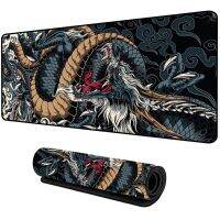 Japanese Dragon Large Mouse Pad Gaming Lock Edge Mousepad 900x400 Pad on Table Mats Laptop Notebook Rubber Game Speed Desk Mat