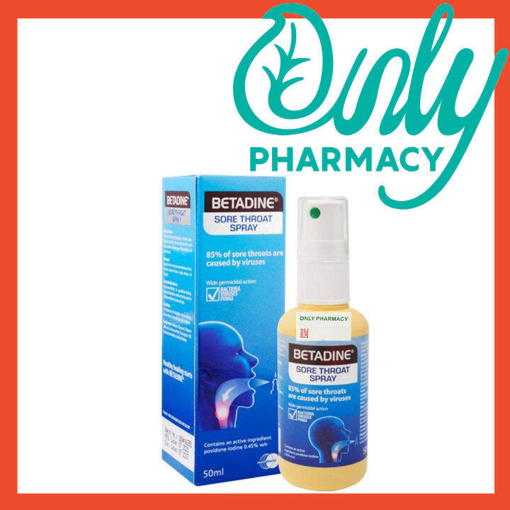 Betadine Sore Throat Spray 50ml Lazada