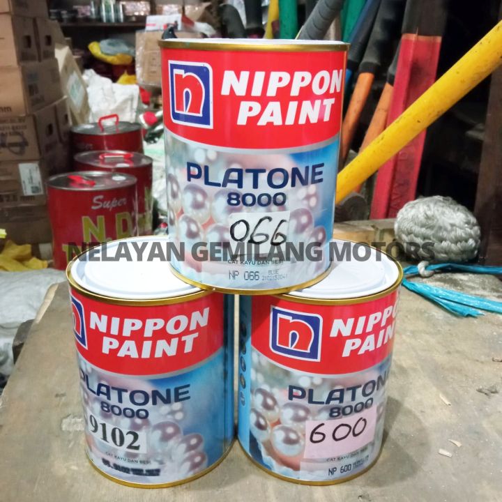 Cat Platone Nippon Paint Cat Minyak Besi Dan Kayu Kemasan Kg Lazada Indonesia