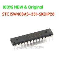 5 ชิ้น / ล็อต STC15W408AS ไมโครคอมพิวเตอร์ไมโครคอนโทรลเลอร์ MCU STC15W408AS-35I-SKDIP28 1T 8051 ชิปเดี่ยว IC DIP28 100% ใหม่เดิม