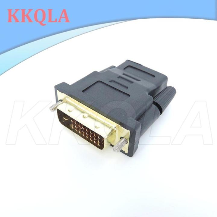 qkkqla-hdmi-compatible-female-to-dvi-24-1-pin-male-adapter-converter-cable-connector-for-pc-ps4-tv-1080p-dvi-adapter