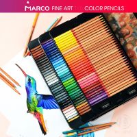 Marco Renoir Colored Pencils 12/24/36/48/72/100/120 Colors Oil Color Pencil Set For Kids Coloring Pencils Art Supplies Andstal Drawing Drafting