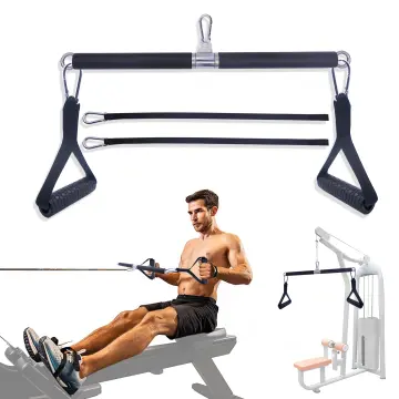 Home Gym Fitness Spreader Bar, Multi-Grip Wide Lat Pull Down Bar
