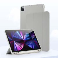 2ชิ้นสำหรับ Case Ipad 2020 Pro11นิ้วปลอกซิลิโคนนิ่มอเนกประสงค์พร้อมช่องเสียบปากกาแท็บเล็ตเคสโทรศัพท์กันกระแทก