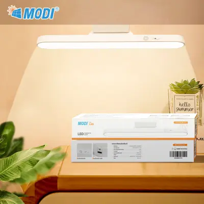 MODI โคมไฟตั้งโต๊ะระบบสัมผัส เปิดได้ 3 แสง 28cm35cm Table lamp ไฟแม่เหล็ก มีแบตในตัว ไฟอ่านหนังสือ พกพาได้ ไฟLED USB
