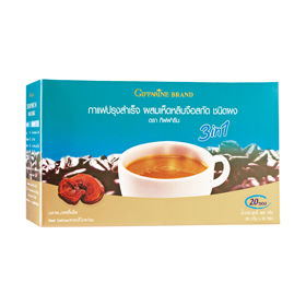 กาแฟปรุงสำเร็จ ผสมเห็ดหลินจือสกัด Coffee Mix Powder 3 in 1 with Ling Zhi Extract