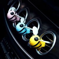 Little Bee Car Air Vent Clip Automobile Perfume Air Conditioning Vent Accessories Cute Air Purifier Diffuser Gift Decoration