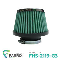 กรองเปลือย FABRIX ไส้กรองอากาศผ้า ฐาน 6 สูง 4 ปาก 83 mm FHS-2119-G3