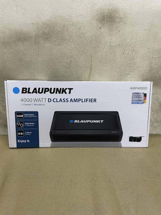 BLAUPUNKT AMP4000D 4000WATT D CLASS AMPLIFIER 1CHANNEL MONOBLOCK