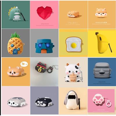 Cartoon Anime Soft Earphone Case customize for Apple Airpods 1 2 3 Air Pods Pro Airpodspro Headphone Cover Bags Accessories