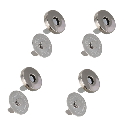 80 Sets Magnetic Button Clasp Snaps 18mm - Great for Sewing, Craft, Purses, Bags, Clothes, Leather