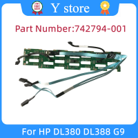 Y Store Original สำหรับ HP DL380 DL388 G9 12X3.5 "LFF backplane BOARD 742794-001 777284-001พร้อมสายจัดส่งฟรีฟรี