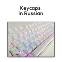 คีย์บอร์ดแบบกลไก Keycaps OEM โปรไฟล์และเค้าโครงเยอรมันอาหรับ ABS โปร่งใส104ปุ่มสำหรับ GK61 Anne Pro 2