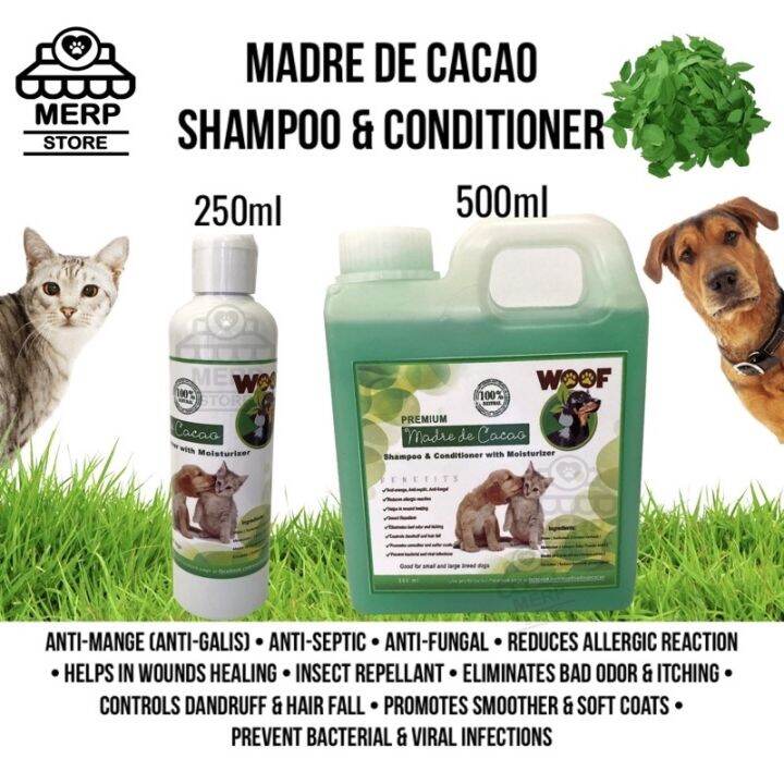 Madre De Cacao Dog and Cat Shampoo Conditioner AntiGalis AntiKuto